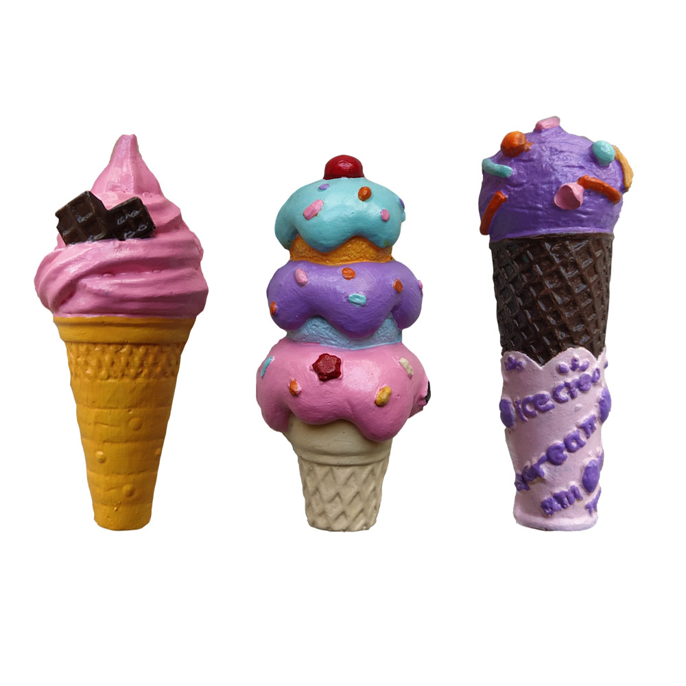مگنت مدل بستنی مجموعه ۳ عددی